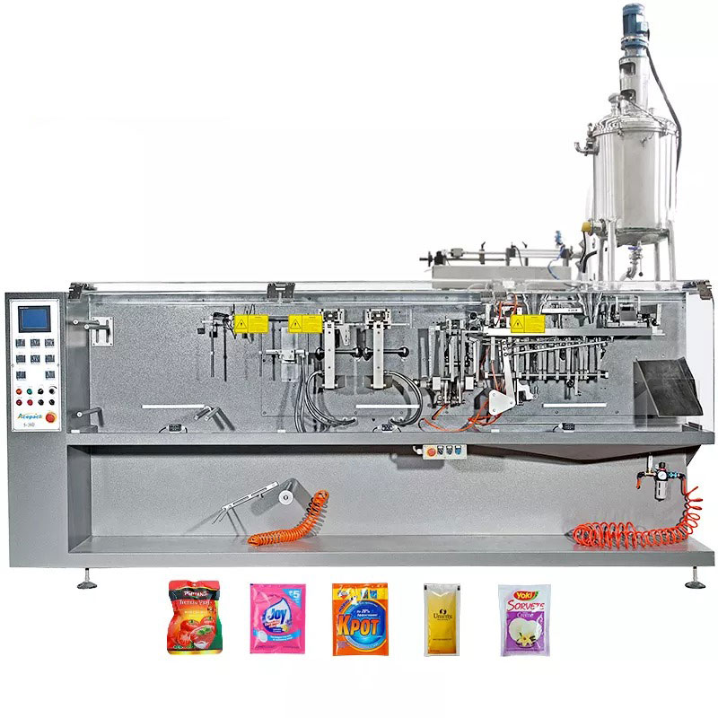 Horizontal Flat Pouch Roll Film Sachet Packing Machine